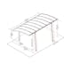 Carport Canopia by Palram Arizona Breeze I Metall 3x5 m Specialförpackning