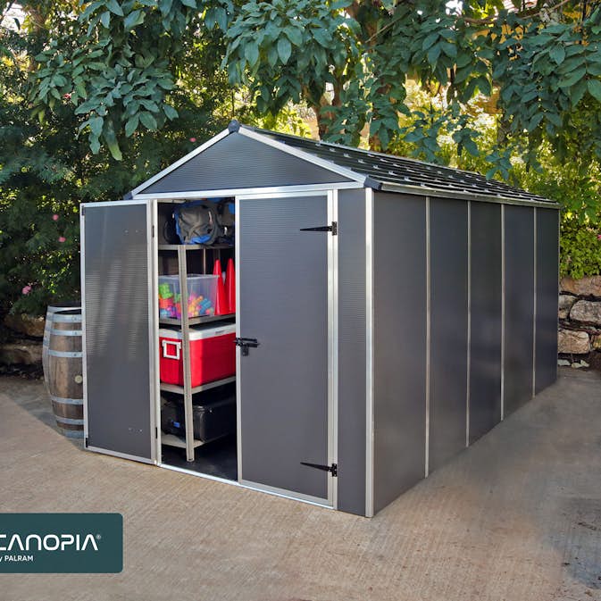 Redskapsbod Canopia by Palram Rubicon 7 m² Förråd Grå