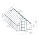 Växthus Canopia by Palram Balance 21,5 m² Silver