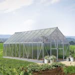 Växthus Canopia by Palram Essence Aluminiumram med UV-Skyddad Polykarbonat & Ventilationsfönster, 11,8 m²
