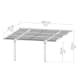 Carport Canopia by Palram Sydney Wave 3X6 m Svart i Metall