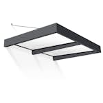 Entrétak Canopia by Palram Taurus Klar Silver 0,9 X 1,5 m