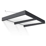 Entrétak Canopia by Palram Sophia XL Grå Vit Opal 1,9x1,4 m
