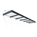 Entrétak Canopia by Palram Sophia XL Grå Klar 1,4 X 6 m