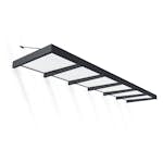 Entrétak Canopia by Palram Sophia XL Grå Vit Opal  1,4 X 6 m