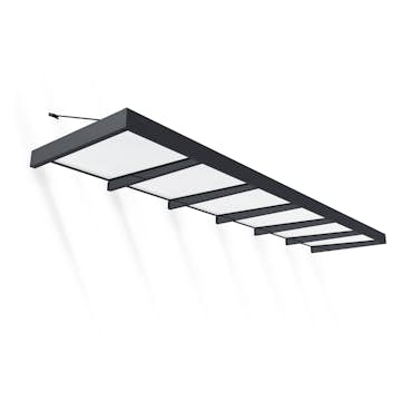 Entrétak Canopia by Palram Sophia XL Grå Vit Opal 1,4 X 6 m