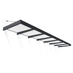 Entrétak Canopia by Palram Sophia XL Grå Vit Opal  1,4 X 7 m