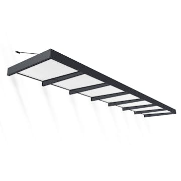 Entrétak Canopia by Palram Sophia XL Grå Vit Opal 1,4 X 7 m