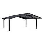 Carport Canopia by Palram Sydney i Metall Dubbel båge 6x6 m Svart
