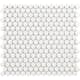 Mosaik Konradssons Tech Penny Vit Blank 29,4x32 cm