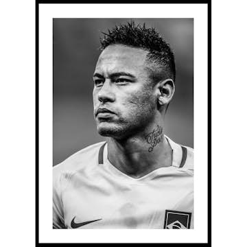 Poster Gallerix Neymar Jr Brazil 2016 B&W