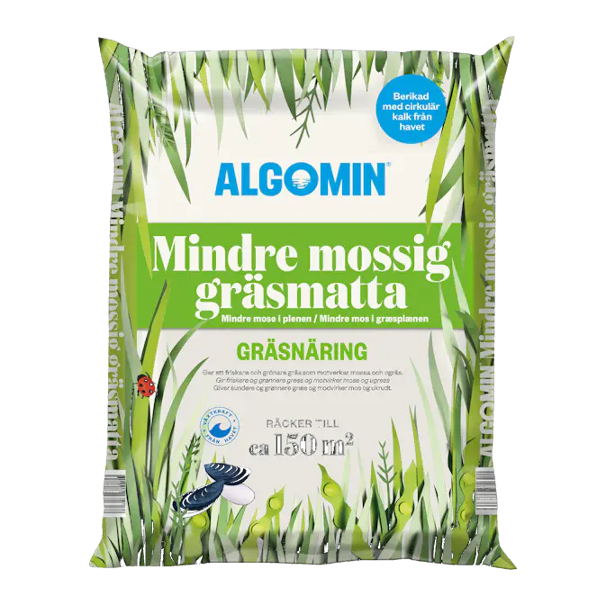 Gräsmattegödsel Algomin Mindre Mossig Gräsmatta 6,5 Kg