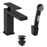 Tvättställsblandare Hansgrohe Tecturis E 110 med Bidettehanddusch och Duschslang