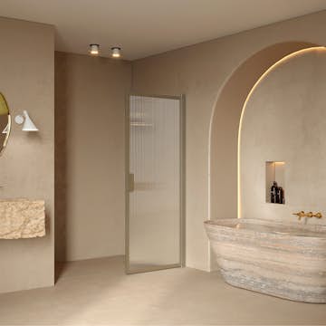 Duschdörr Hietakari Bläk 732 New York Vändbar