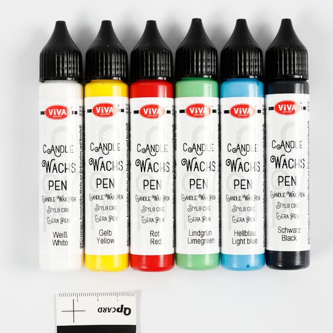 Ljusvax Creativ Company i Målarflaskor Starka Färger 6x25 ml/1 Förp