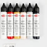 Ljusvax Creativ Company i Målarflaskor Standardfärger 6x25 ml/1 Förp