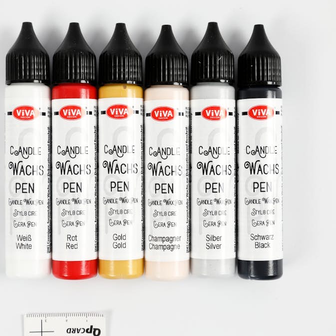 Ljusvax Creativ Company i Målarflaskor Standardfärger 6x25 ml/1 Förp