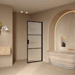 Duschdörr Hietakari Bläk 735 Tokyo Vändbar