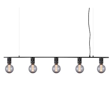 Taklampa Halo Design 5L E27 Svart