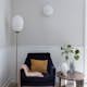 Golvlampa Halo Design Twist Oval Opal G9