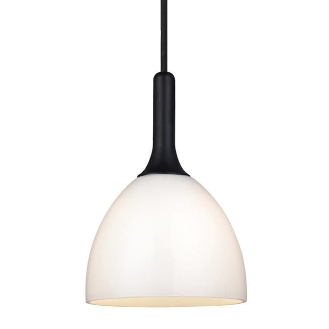 Taklampa Halo Design Bellevue Ø14 cm Opalglas/Trä G9