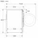 Frontmatad Tvättmaskin Bosch Serie 6 WGG244ZMSN 9 kg 1400 v/min