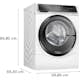 Tvätt/Torkmaskin Bosch WNC254A Serie 8 10.5/6 kg, 1400 v/min