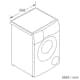 Tvätt/Torkmaskin Bosch WNC254A Serie 8 10.5/6 kg, 1400 v/min