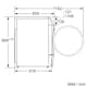 Tvätt/Torkmaskin Bosch WNC254A Serie 8 10.5/6 kg, 1400 v/min