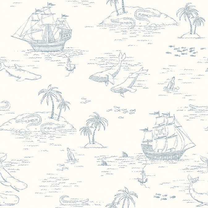 Tapet Boråstapeter Newbie Wallpaper Treasure Island 7450