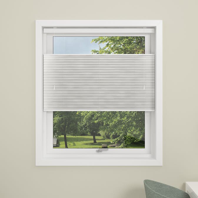 Plisségardin Debel Touch Split Ljusavskärmande