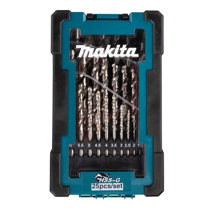 Metallborrsats Makita D-67555 25 delar