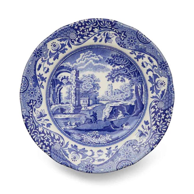 Assiett Spode Blue Italian