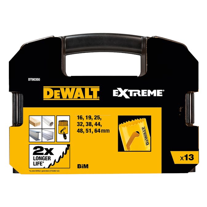 Hålsågsset Dewalt DT90350 Extreme 13 delar