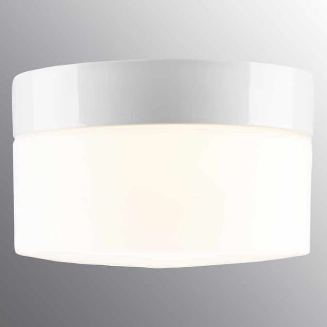 Vägg-/Taklampa Ifö Electric Opus 200H Vit IP44 Rak 12W LED