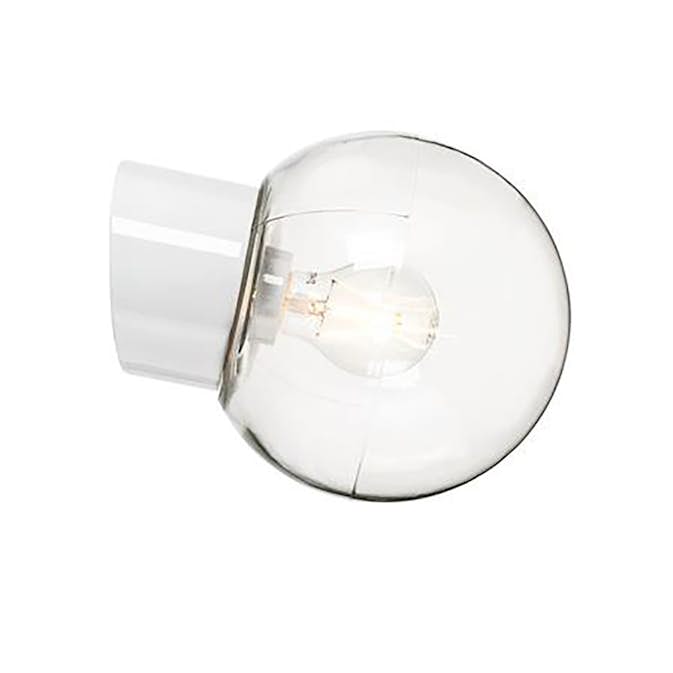 Vägglampa Ifö Electric Classic Glob Klar Sned IP54