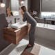 Tvättställsblandare Hansgrohe Vivenis 250 Waterfall utan Bottenventil