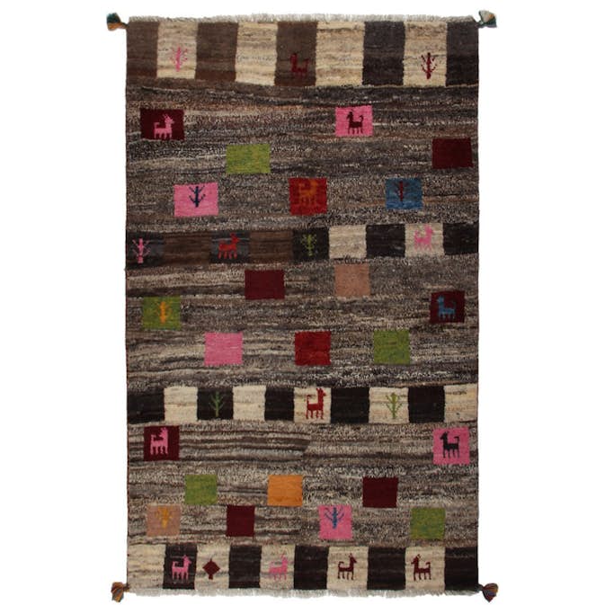 Persisk Matta D-sign Gabbeh Shiraz 750627