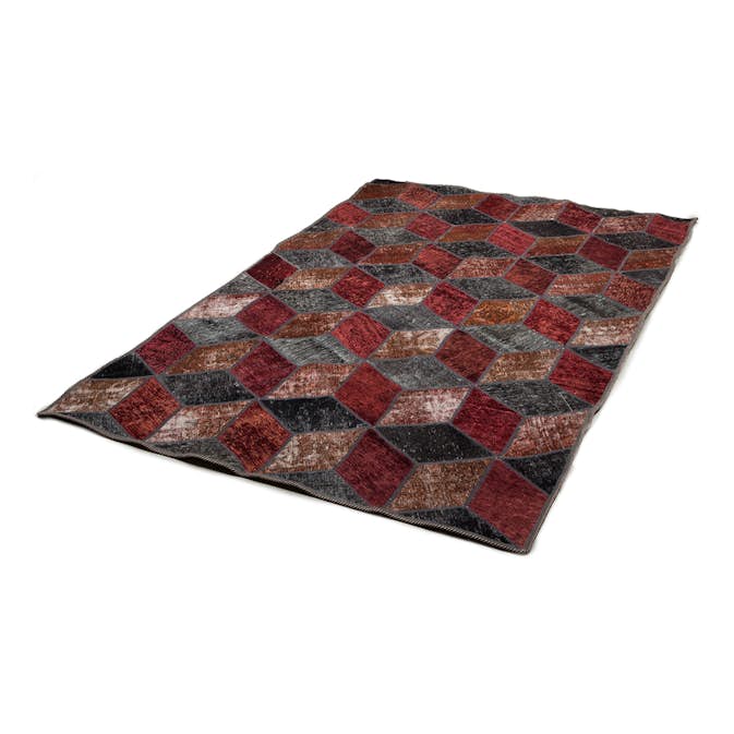 Persisk Patchworkmatta D-sign Handknuten 750655