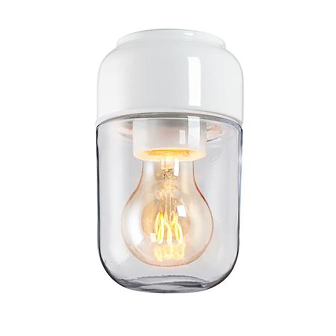 Vägg-/Taklampa Ifö Electric Ohm 100/170 Klar Bastu