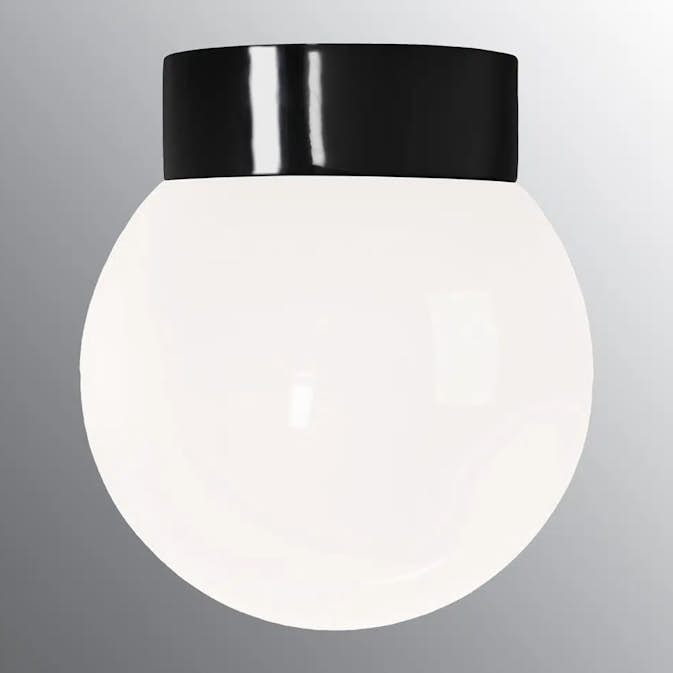Vägg-/Taklampa Ifö Electric Classic Glob 200 Blank Rak IP44 E27
