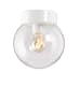 Vägg-/Taklampa Ifö Electric Classic Glob 200 Klar Rak IP44 E27