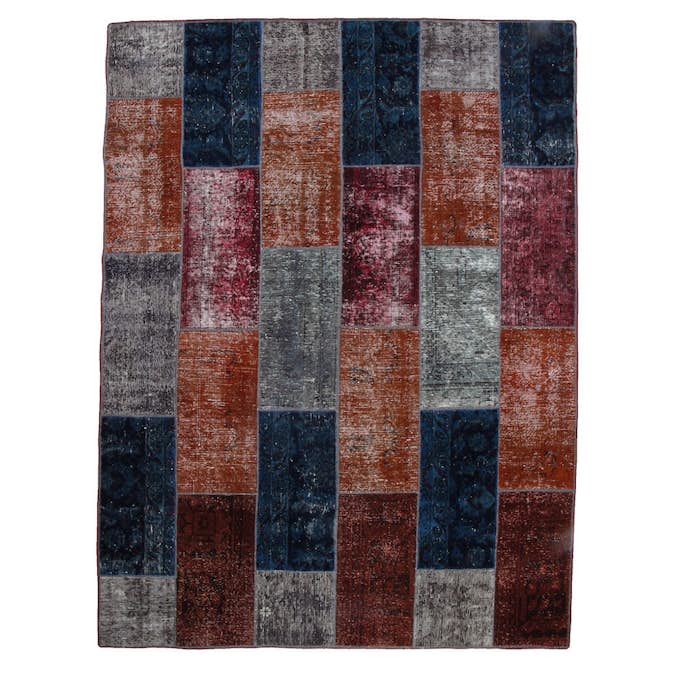 Persisk Patchworkmatta D-sign Handknuten 750746