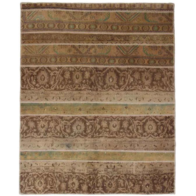 Persisk Patchworkmatta D-sign Handknuten 750850