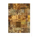 Persisk Patchworkmatta D-sign Handknuten 750869