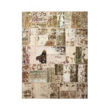 Persisk Patchworkmatta D-sign Handknuten 750873