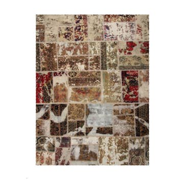 Persisk Patchworkmatta Arkiio Creme/Brun 168x223