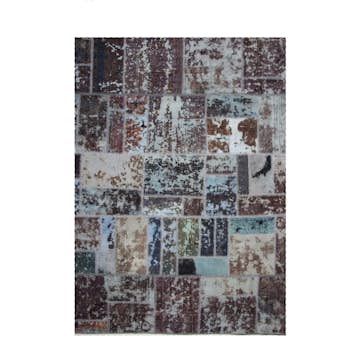 Persisk Patchworkmatta D-sign Handknuten 750914