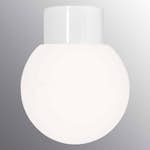 Vägg-/Taklampa Ifö Electric Classic Glob Opalglas IP54 Rak E27