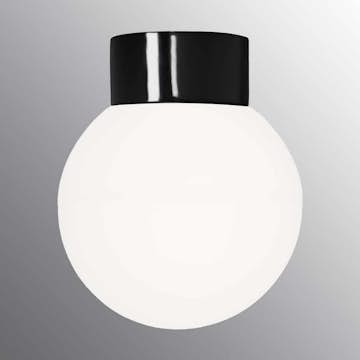 Vägg-/Taklampa Ifö Electric Classic Glob Opalglas IP54 Rak E27